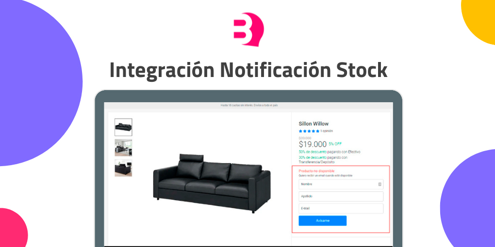 Notificación de Stock