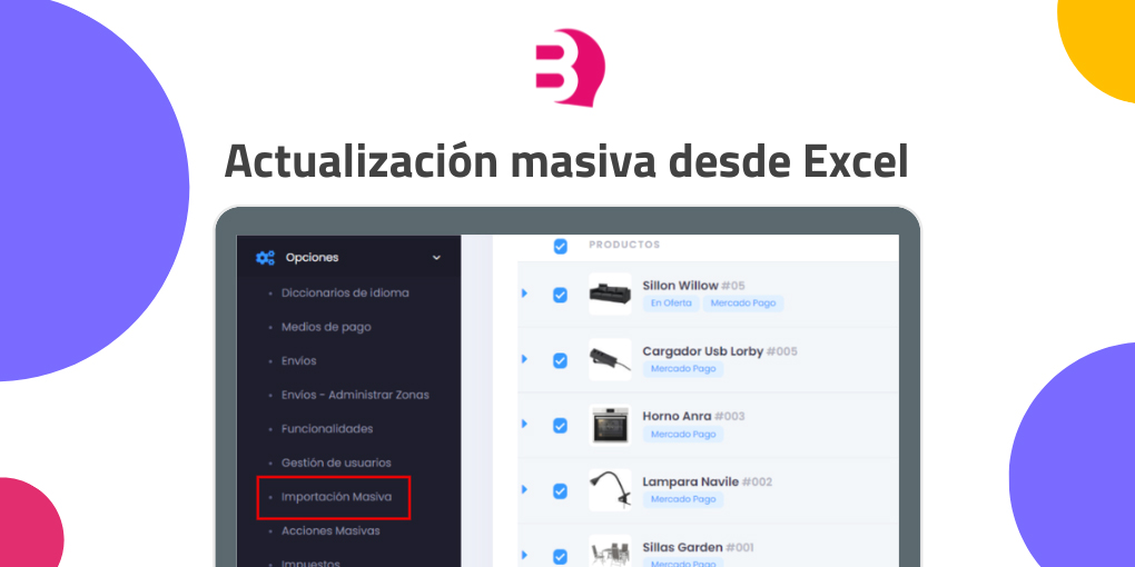 Actualización masiva Excel