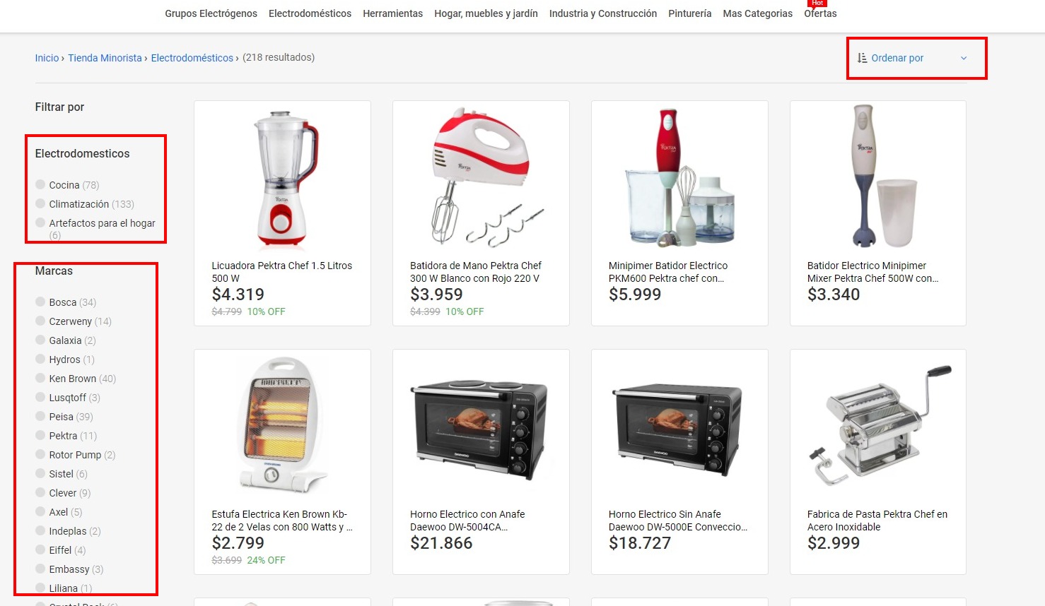 Buscador por atributos