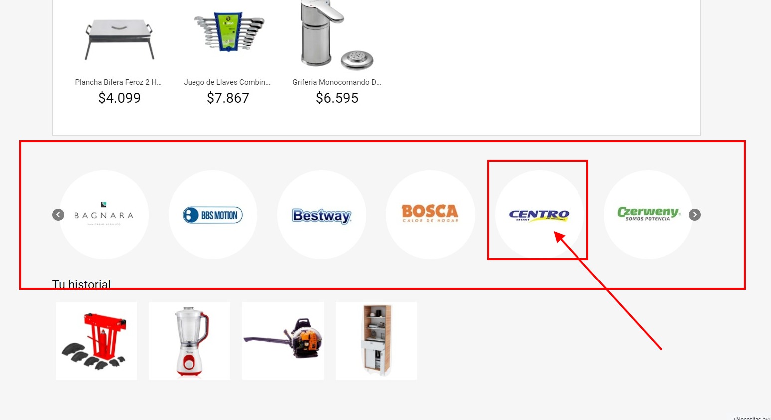 Comprar por marcas