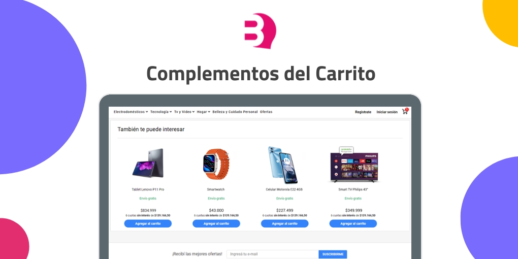 Complementos del carrito