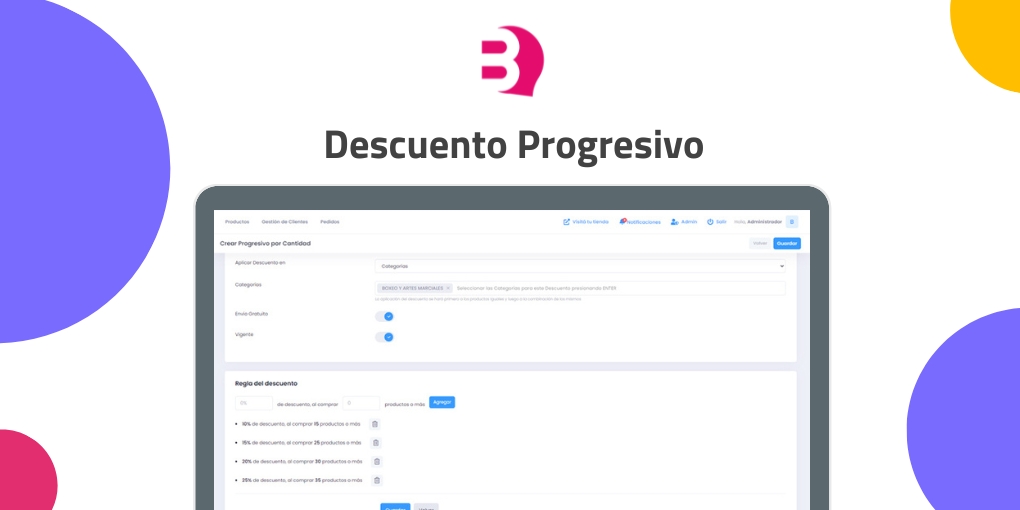 Descuentos Progresivos