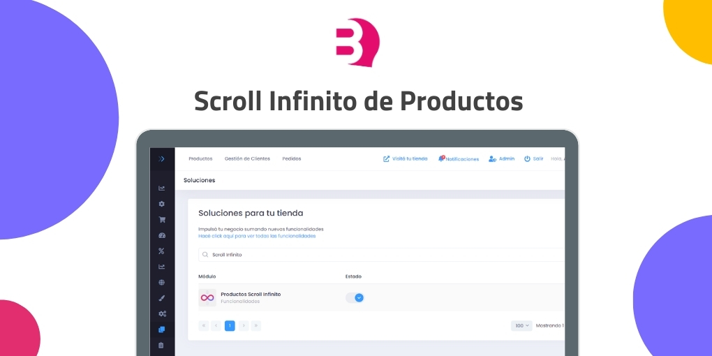 Scroll Infinito Productos