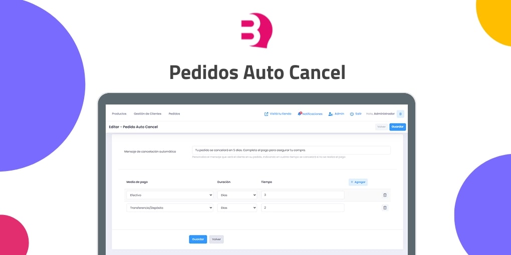 Pedidos Auto Cancel