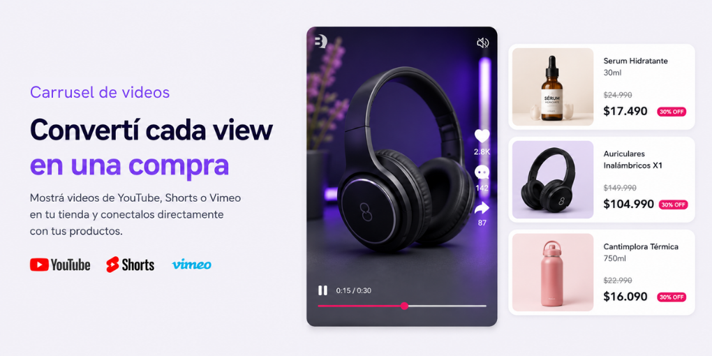 Carrusel de videos