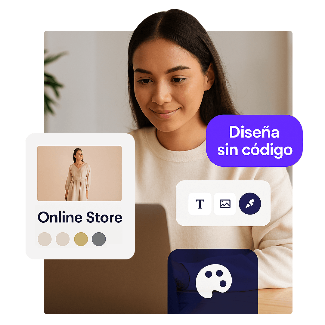 Herramientas de diseño y personalización de tiendas online en Billowshop.